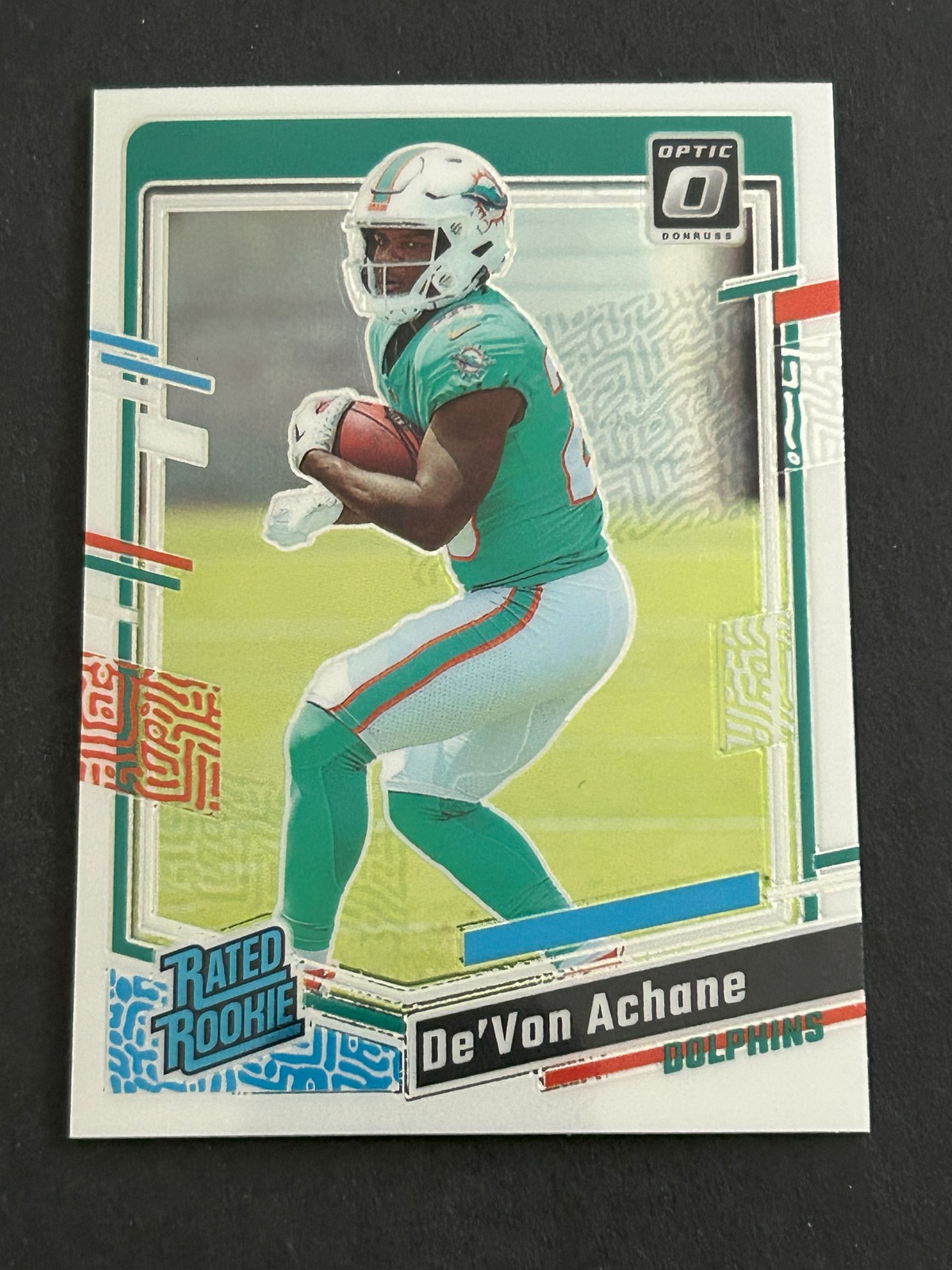 2023 Donruss Optic #269 De'Von Achane Rookie Miami Dolphins