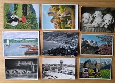 9 Vintage Postcards From Germany. Posted But Stamps Removed