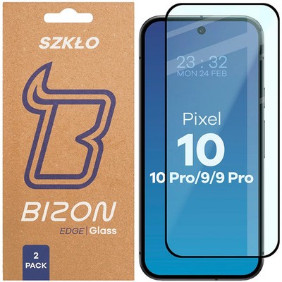 2x Schutzglas für Google Pixel 10/10 Pro/9/9 Pro Bizon Displayschutzglas Glas
