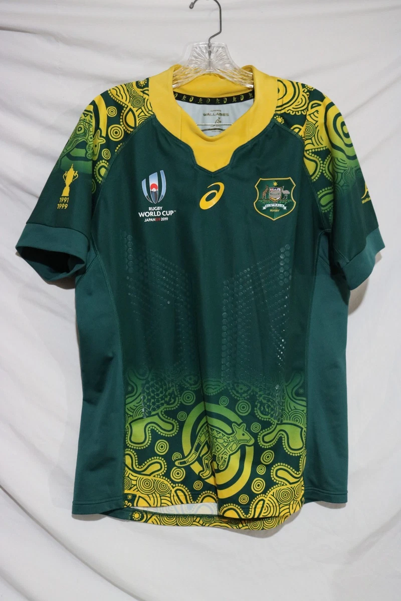 Maillot Australie Wallabies Coupe Du Monde 2011 – Taille M – Kooga – Rugby – Avec Réparation