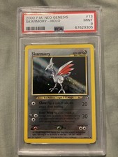 Pokemon Neo Genisis Holo Card Skarmory 13 2000 Psa 9