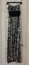 New Speechless Strapless Column Sequin Dress
