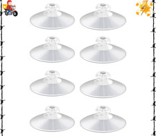 Shower Caddy Connectors Suction Cups for Bathroom, 2 Inch PVC Plastic Heavy S...