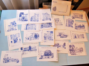 1995 Sandusky Ohio ~ City SCHOOL BUILDINGS ~ Lot of 20 Collector Cards