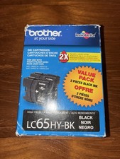 Brother LC65HY-BK Black Ink Cartridge Exp 03/2015 In Pack