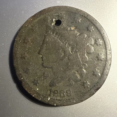 1839-P Large Cent — photo from the most recent tracked eBay sale