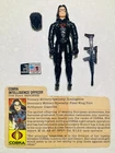 G.I. Joe 1984 Baroness with Original File Card & Flagpoint, 100% COMPLETE, NICE