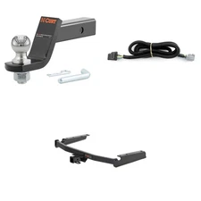 CURT Class 3 Tow Package Trailer Hitch, Wiring, Ball Mount - 13394, 56083, 45856