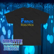Brand New Fanuc Robotics Logo T-Shirt Funny Size S to 5XL
