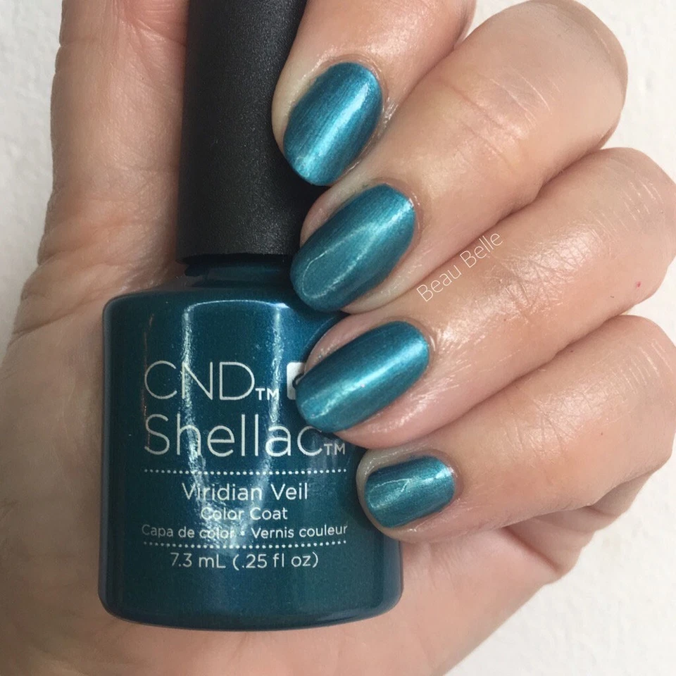 Viridian Veil CND Shellac / Color Coat / Nagellack 7.3ml / S-Verfolgung - Bild 2 von 4