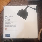 Baldwin Wall Light Brushed Copper Shade