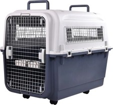 NEW XL Airline Approved Plastic Dog Crate Pet Carrier for Travel Dogs Cats