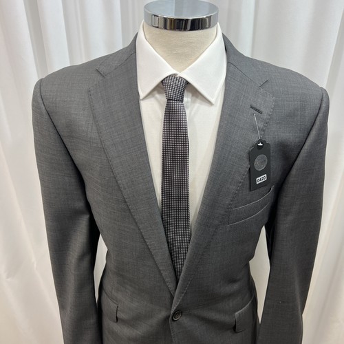Traje M&S Lana Pura 2 Piezas Autógrafo Timothy Everest Gris C42M W38 L31 - Imagen 6 de 23