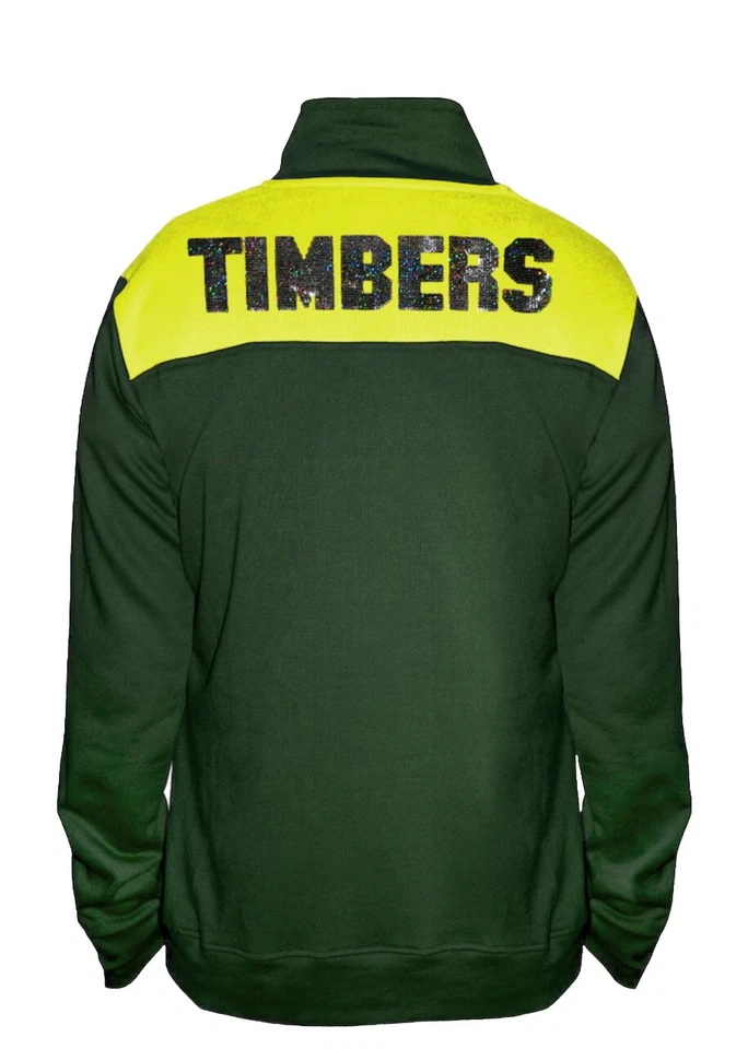 Chaqueta Pullover Portland Timbers Fútbol Verde 1/4 Cremallera Talla Grande Para Mujer’s 3XL Nueva Foto 2 de 4