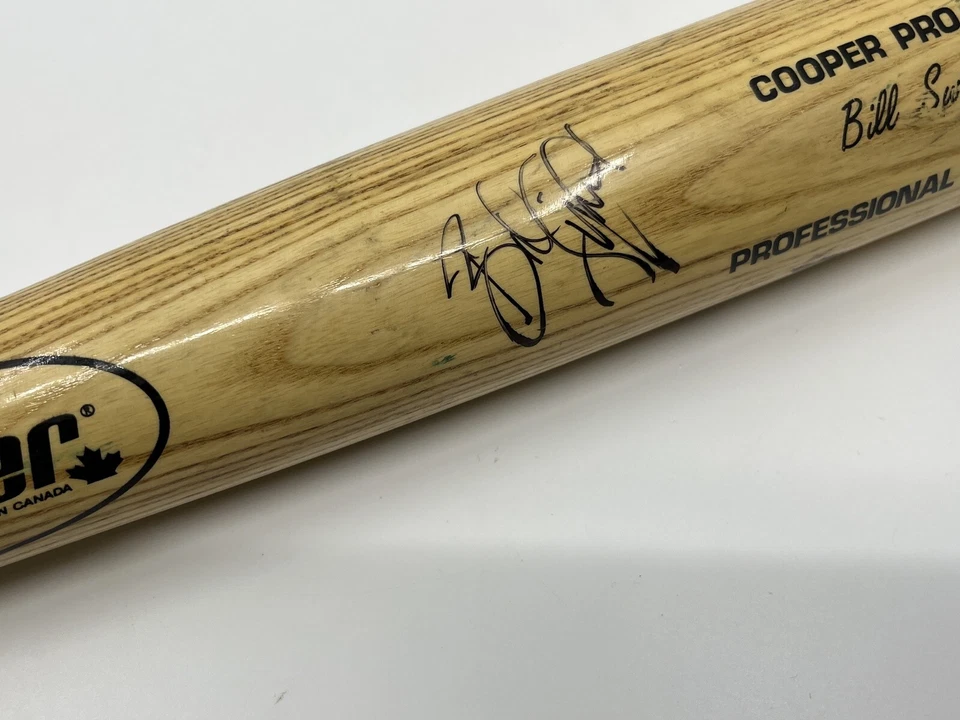 Bill Swift SF Giants Firmado Autógrafo Juego Usado Cooper Bat PSA DNA Foto 2 de 4