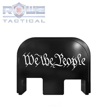 Rowe Tactical Rear Slide Cover Plate for Glock Gen 1-5 - Black - We The People