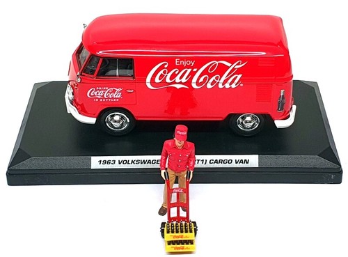 Motor City Classics 1/24 Scale 424062 - 1963 VW Type 2 (T1) Cargo Van Coca-Cola - Picture 4 of 5