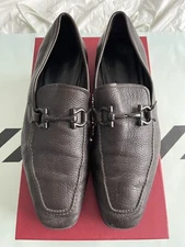Salvatore Ferragamo Daverio Men’s Loafers Sz 9.5 100 % Authentic