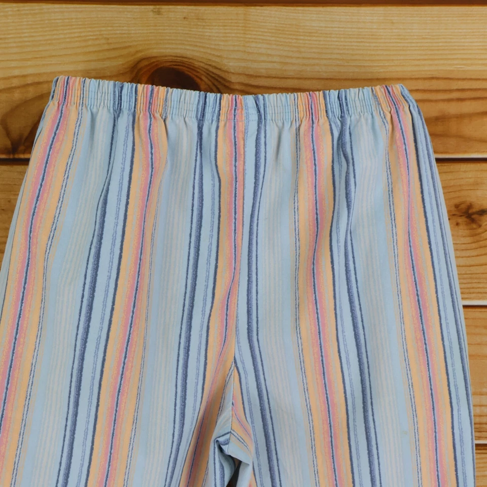 Bermudas Blair Mujer 18PT Multicolor Rayas Algodón Elástico Cintura Bolsillos Foto 3 de 4