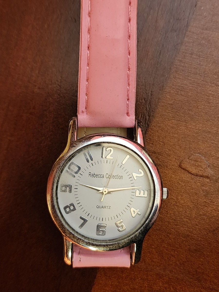 Rebecca Collection Ladies Fashion Wristwatch Pink Strap | eBay