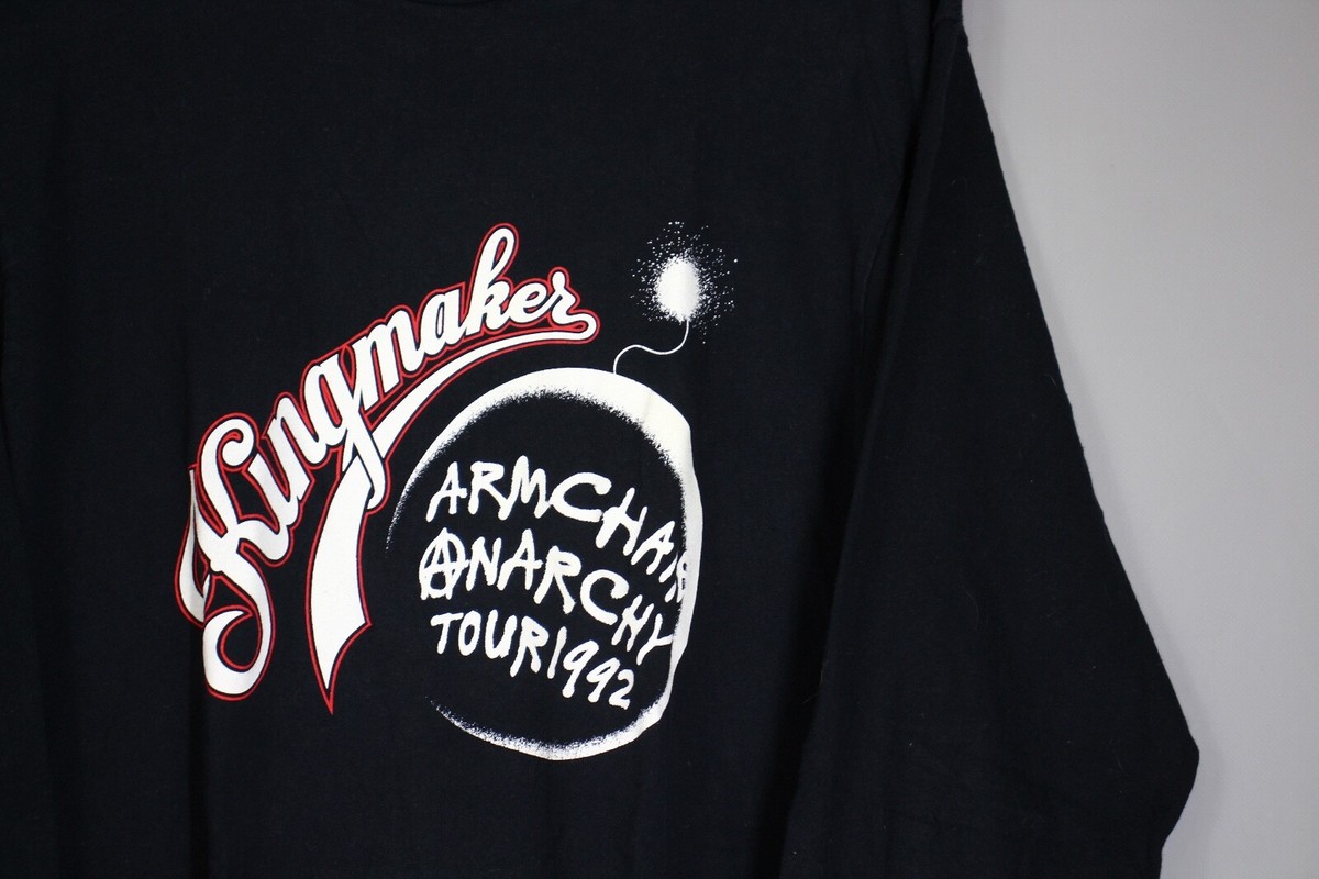 KINGMAKER BAND INDIE ARMCHAIR ANARCHIST ANARCHY TOUR 1992 VINTAGE LONG SLEEVE View 2