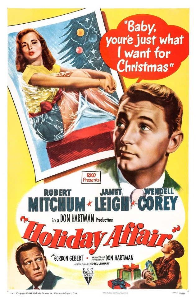 HOLIDAY AFFAIR (1949) Robert Mitchum, Esther Dale -DVD Public Domain DVD NO CASE - Image 2 of 2