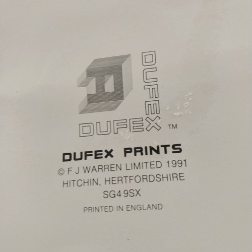 Jong K Foil Picture White Birds Flowers Waterfall Cliffs 10x8 Not Framed Vintage - Picture 11 of 13