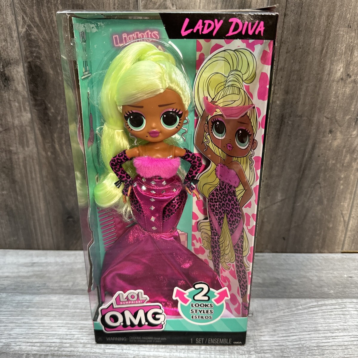 LOL Surprise OMG Lady Diva Fashion Doll with Multiple