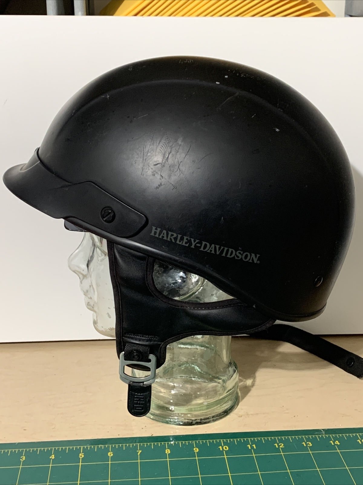 Harley Davidson HDJ03 UltraLight Half Helmet Flip Sun Shield Matte