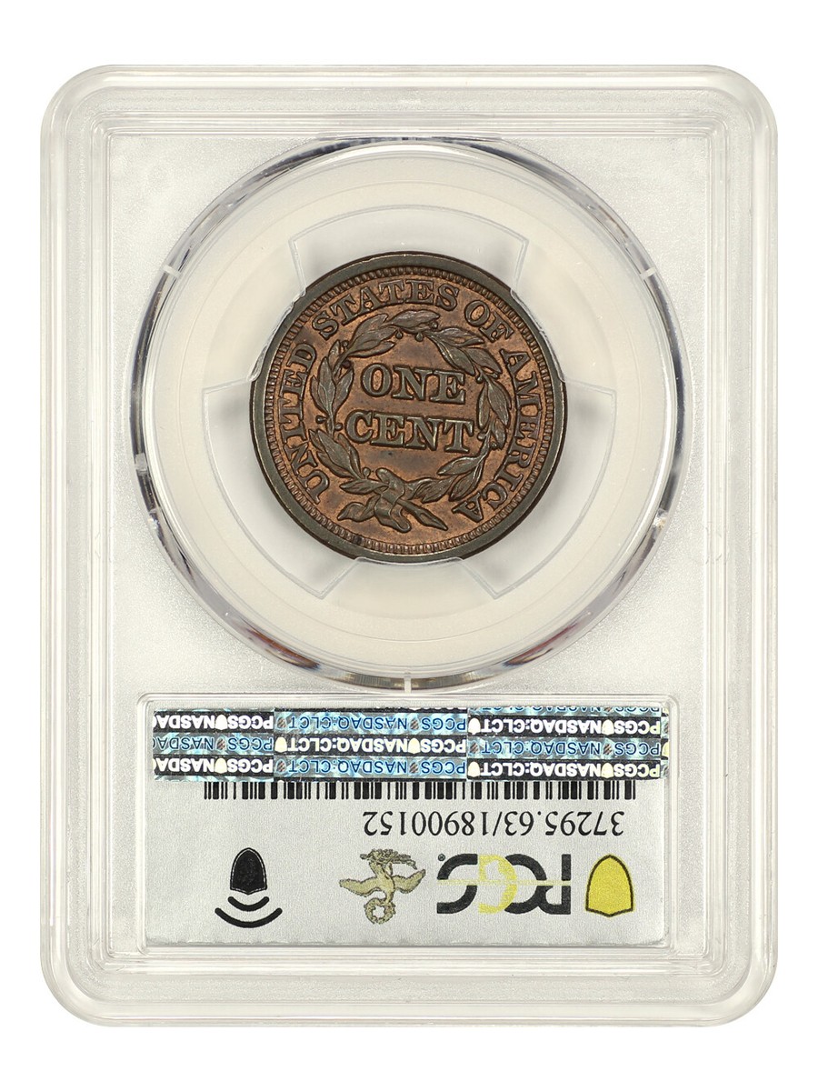 1847 1c PCGS MS63 BN (N-12) ex: D.L. Hansen/Naftzger | eBay