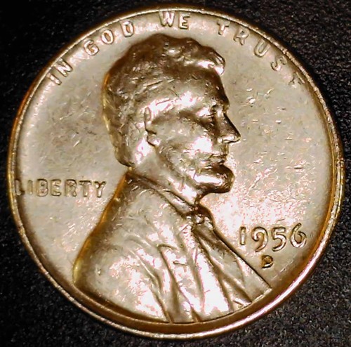 1956 D Wheat Penny Cent Coin - Picture 2 of 14