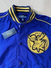 Polo Ralph Lauren Men’s Sportsman Letterman Baseball Patch Moose Jacket, Size L
