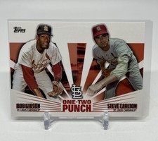 2023 Topps Series 1 Bob Gibson / Steve Carlton One-Two Punch #12P-22