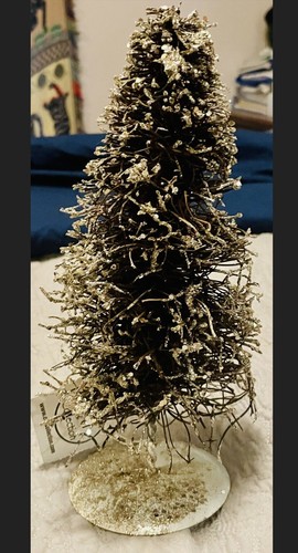 Champagne Glitter Angel Vine Tree, ***10” Tree Only*** - Picture 3 of 7