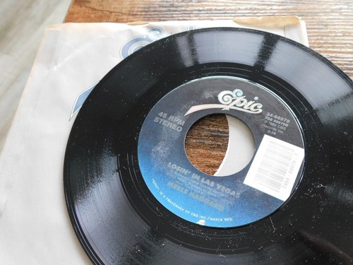 MERLE HAGGARD LOSIN' IN LAS VEGAS / A BETTER LOVE NEXT TIME 45 RPM RECORD 065 - Picture 2 of 2