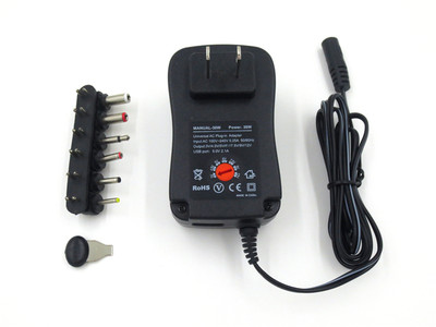 AC/DC MAINS REGULATED POWER ADAPTOR/SUPPLY 150MA/0.15A 3V/4.5V/5V/6V/7.5V/9V/12V