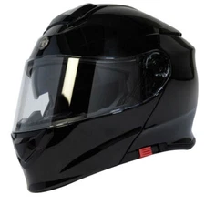 Torc T28 Full Face Modular Dual Visor Motorcycle Helmet Gloss Black X-Large XL