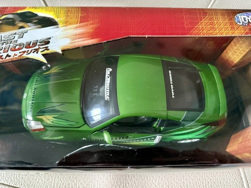 Raro Diecast Ertl Joyride Rápido y Furioso 2003 Nissan 350Z Verde 1:18 - Imagen 4 de 8
