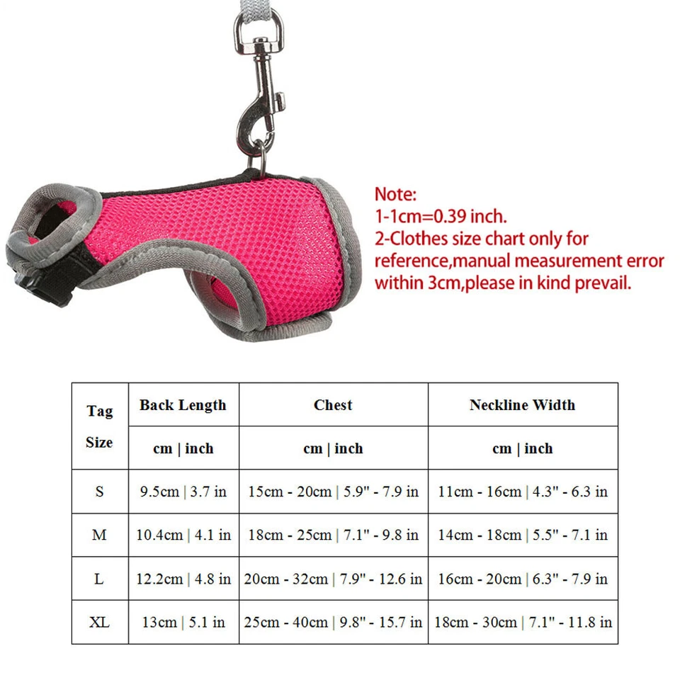 Geschirr Und Leine Für Kaninchen Meerschweinchen Ratten Frettchen Knoten   ① - Bild 2 von 4