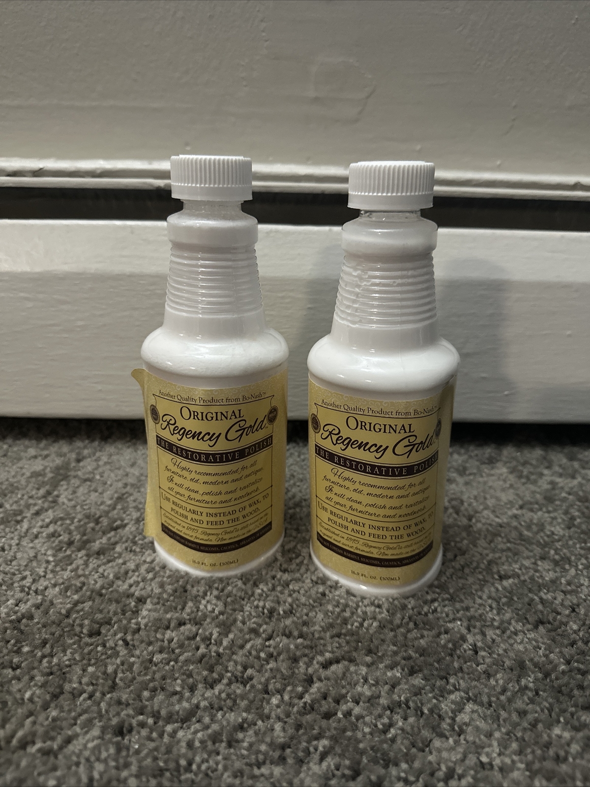 Original Regency Gold Restorative Wood Polish 17.5 Fl Oz Lot of 2