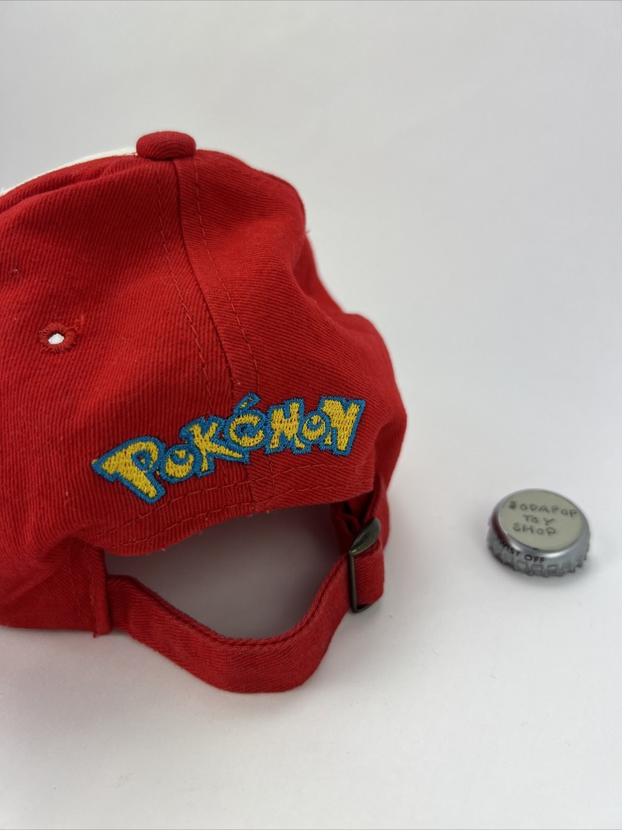 Pokemon Ash Ketchum BW Unova Hat Blue Pokeball Adjustable