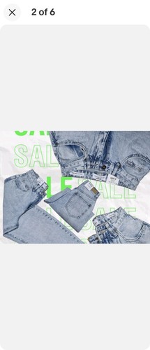 NUEVO 🔥ALGODÓN: EN DAMAS HOLGADO MAMÁ JEAN TALLA 6 AZUL AVALON - Imagen 9 de 10