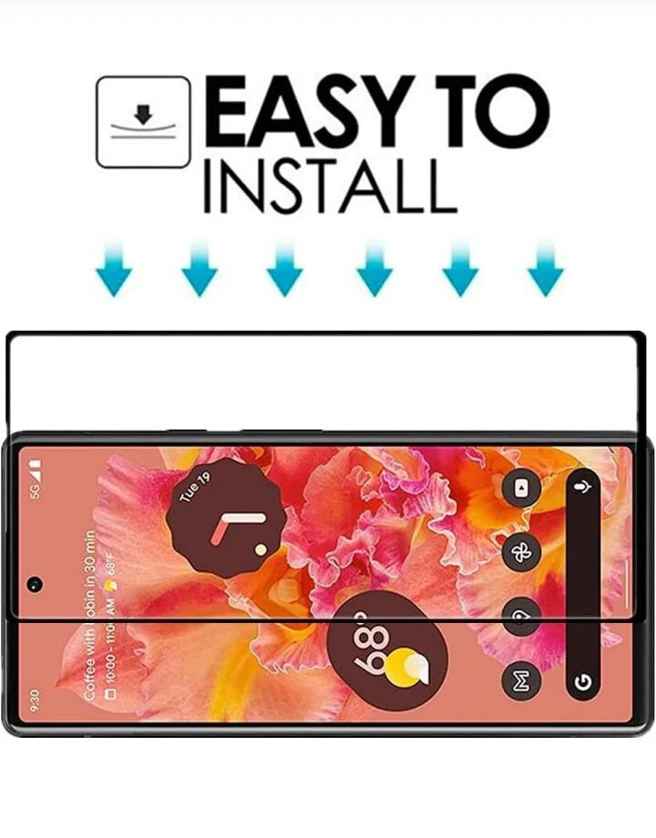For Google Pixel 6 Pro 7 Pro 9 Pro 9 10 Pro XL Tempered Glass Screen Protector - Image 4 of 4