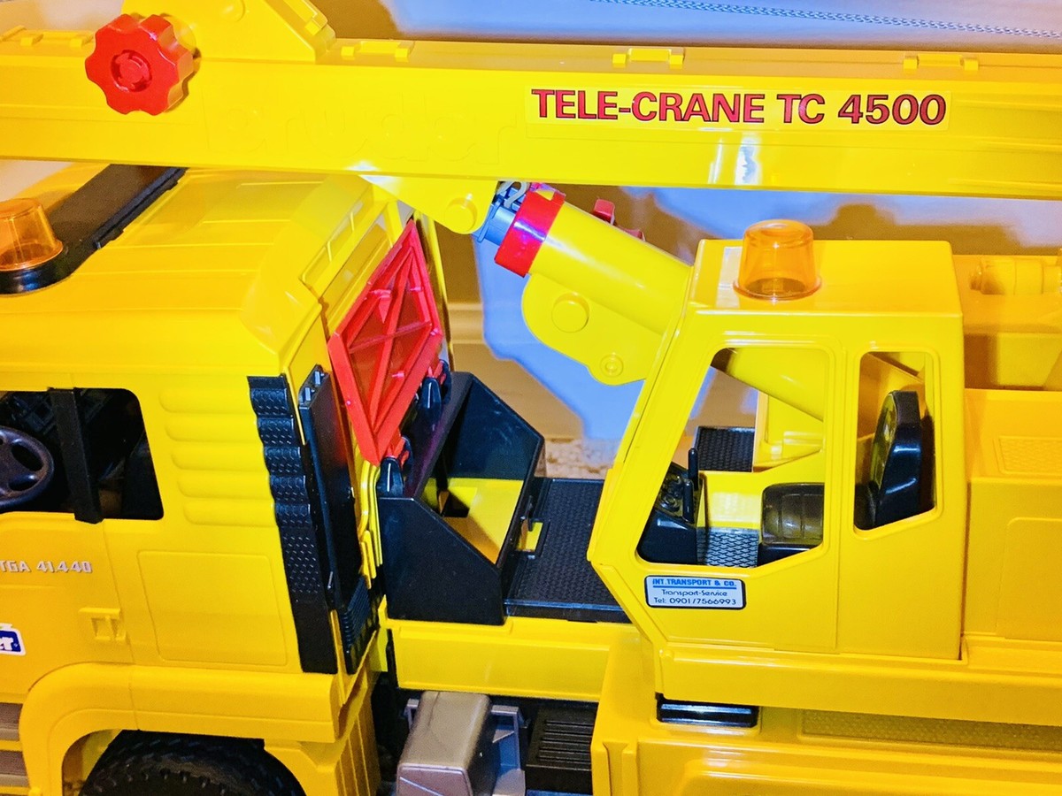 MAN TELE-CRANE TC 4500 クレーン車セット　トミカ Bruder Man Tele-Crane TC 4500 Construction Toy Made in