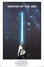 Star Wars - Glow In The Dark - Movie Poster (Weapon Of The Jedi) (Ltd. Edition)
