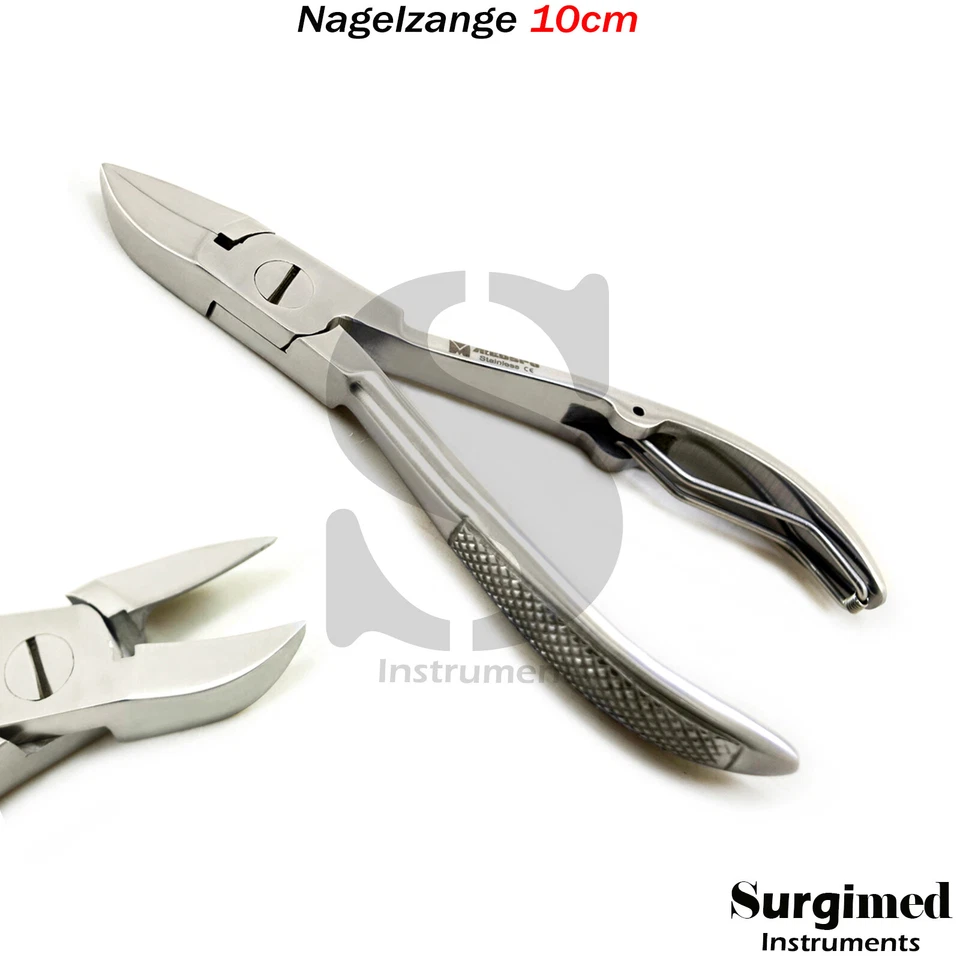 5er Maniküre Pediküre Set Nagelzangen Eckenheber Nagelhautzange Feile Podologie - Bild 2 von 4