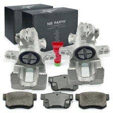 2x Bremssattel Bremszange + Bremsbeläge hinten für Honda Civik VI MB MC MA EJ EK