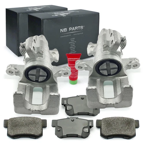2x Brake Caliper + Brake Pads Rear for Honda Civic VI MB MC MA EJ EK