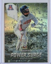 2021 Panini Prizm Draft Picks Power Surge Prizms Silver #15 Ryan Holgate