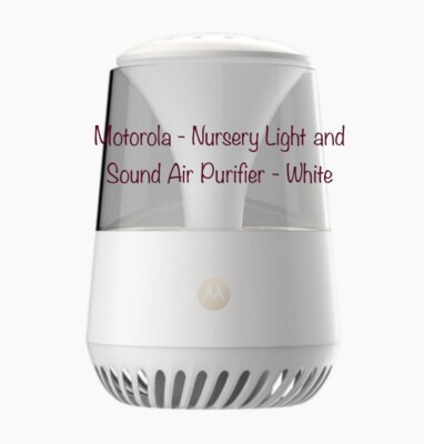 Motorola - Nursery Light and Sound Air Purifier - White